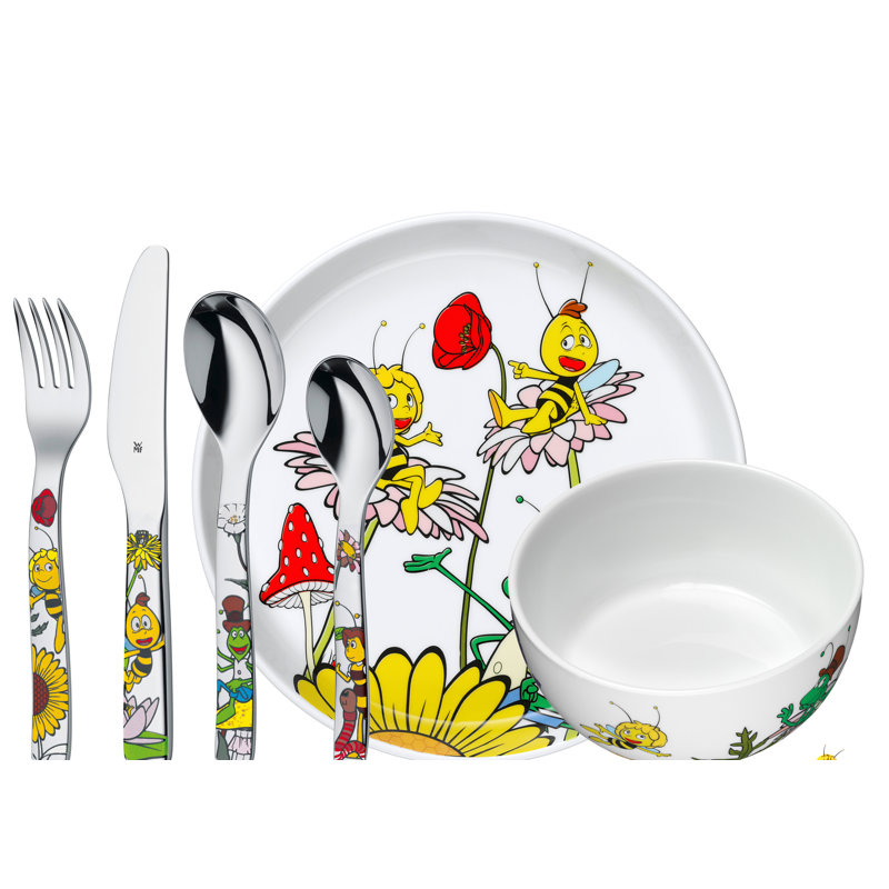 WMF 6-tlg. Kindergeschirrset Biene Maja aus Porzellan für 1 Person